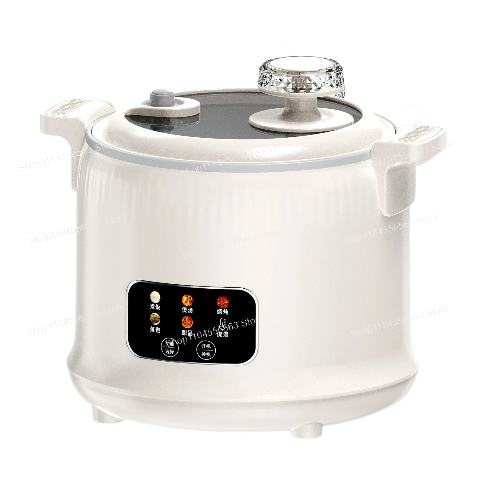 Mini Rice Cooker - Small Electric Rice Pot for 2-3 People