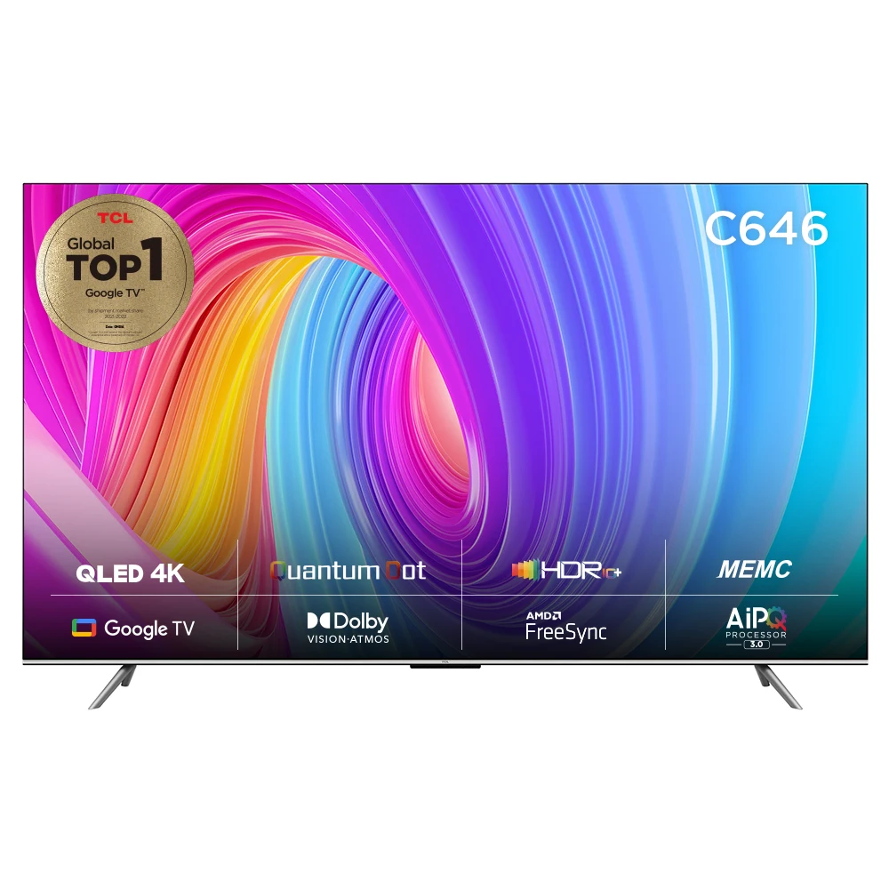 TCL 4K QLED 안드로이드11 TV 50C646 127cm · 50인치 · 스탠드형 · 고객직접설치