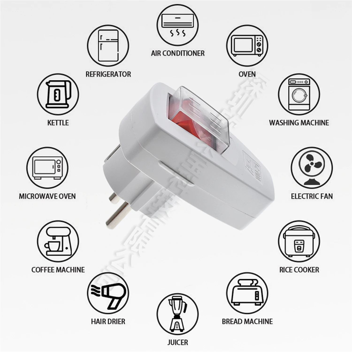 防水屋外男性電気ソケットスイッチ交換再配線可能な AU 英国ヨーロッパアダプタ AC コンセントワイヤープラグ 16A