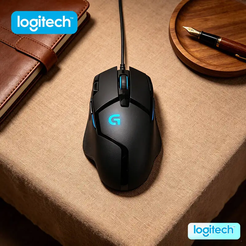 

Logitech g402/g203/g102 Logitech Hyperion Fury Wired Mouse Fusion Engine Tech 20M Clicks 4 DPI Levels Anti-Slip for PC Laptop