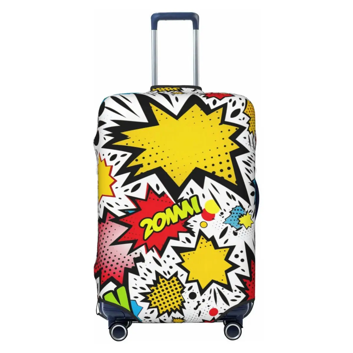 

Comic Book Pop Art Pattern Luggage Cover Elastic Colorful Art Print Travel Suitcase Protective Covers Suit For 18-32 inch