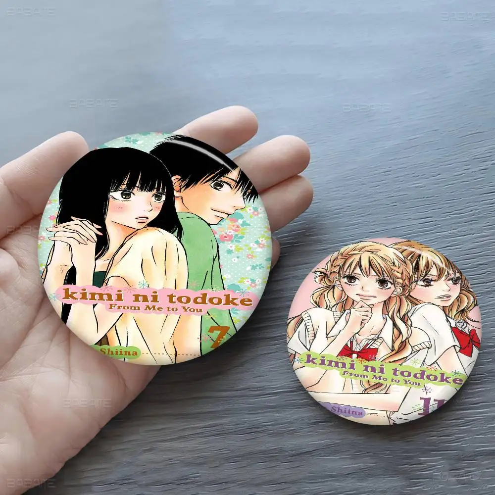 كيمي ني تودوك مني إلىك أنيمي زر دبوس بروش اليدوية للملابس الكرتون شارة ظهره الديكور مجوهرات اكسسوارات #6