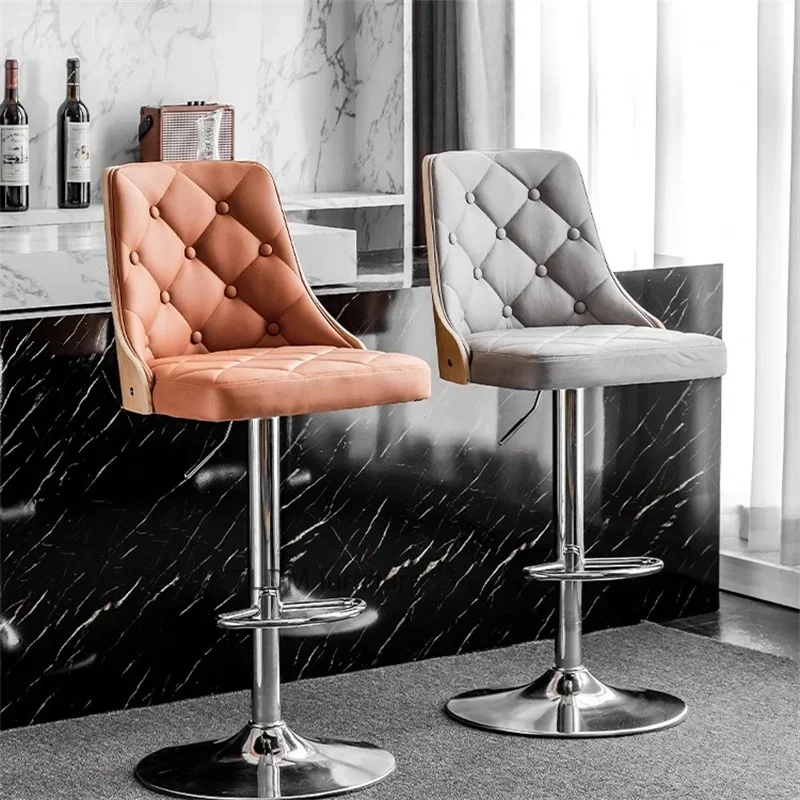 

Design modern bar chairs that conform to ergonomics for living room chairs. Luxury bar chairs, kitchen, Nordic high bar Kruken