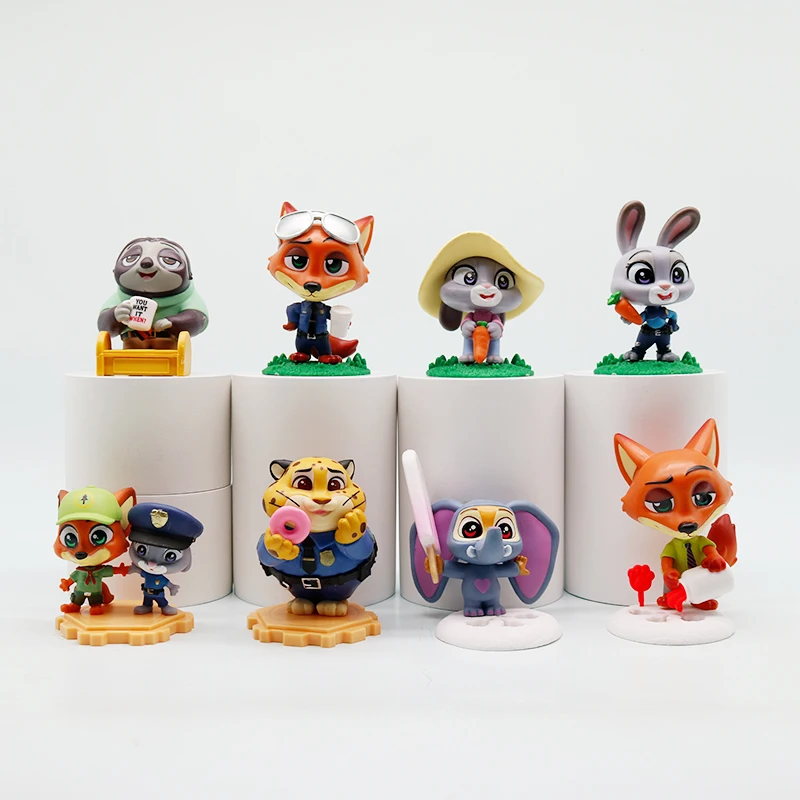 2026 ديزني الأصلي Zootopia صندوق أعمى لطيف نيك جودي عمل الشكل صندوق غامض شخصيات كرتونية الكرتون جمع لعبة مجسمة