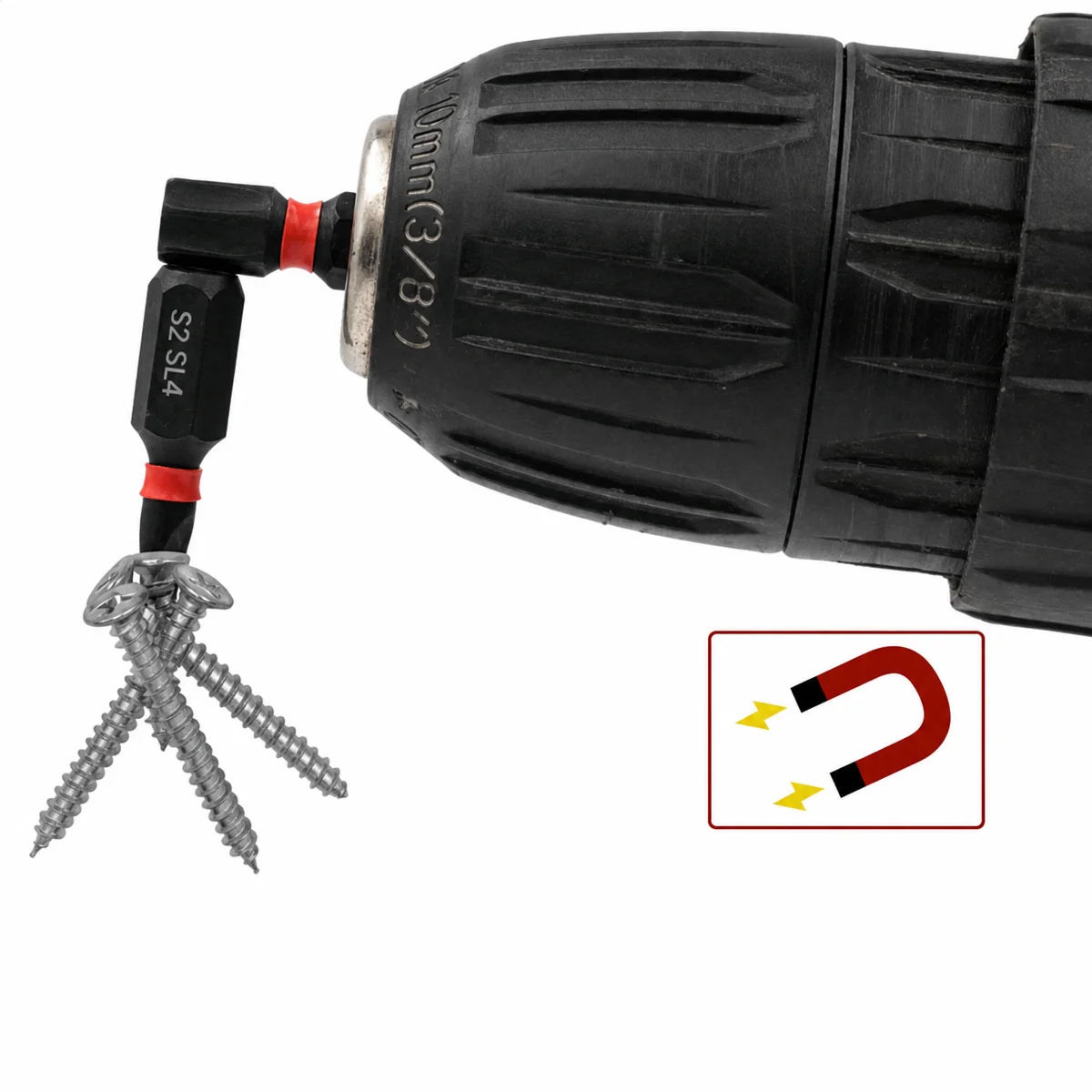 10 Stück stoßfeste S2-Stahl-Sicherheits-Torx-Bits, 25 mm, stark magnetisch, rutschfest, hohe Härte, verschleißfest. – Detail 6