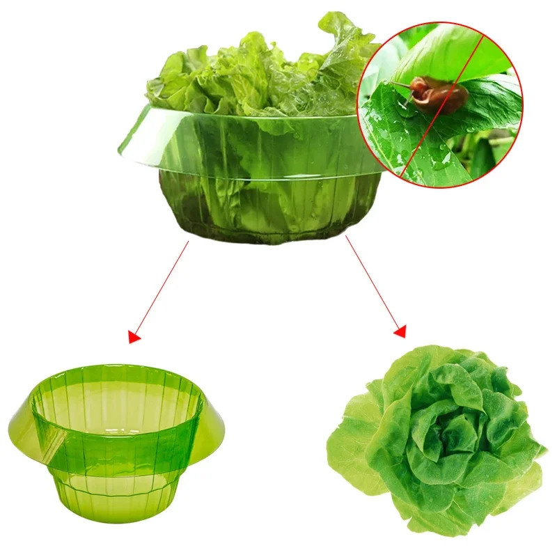 Plants Snail Protection Rings Vegetable Green Planter Flower Pot Pest Control Trapper Repel Snails Garden Protects Animal Tool