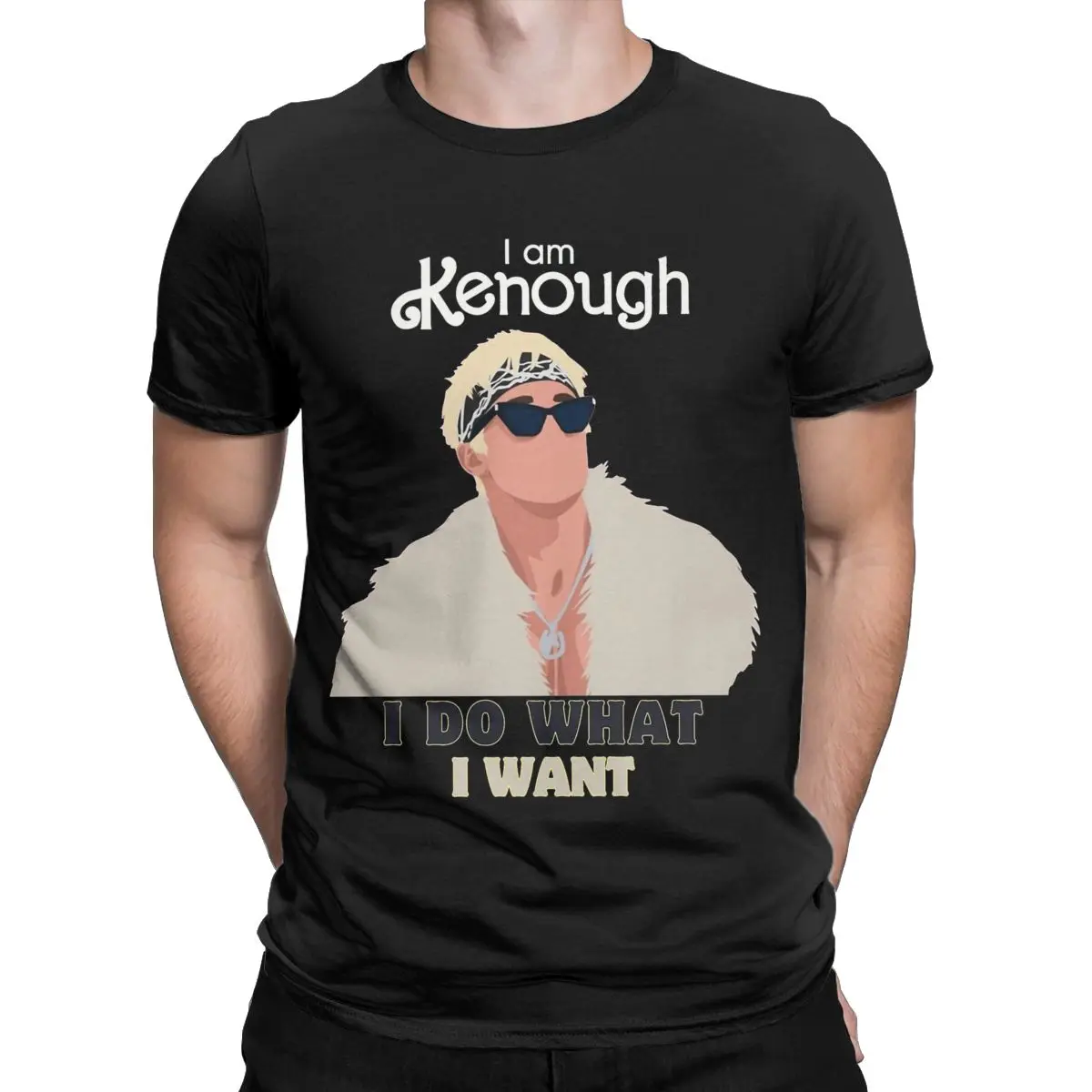 تي شيرت بأكمام قصيرة ورقبة مستديرة ، مصنوع من القطن الخالص ، مضحك ، أنا كال ، جورج ، للرجال ، هدية عيد ميلاد