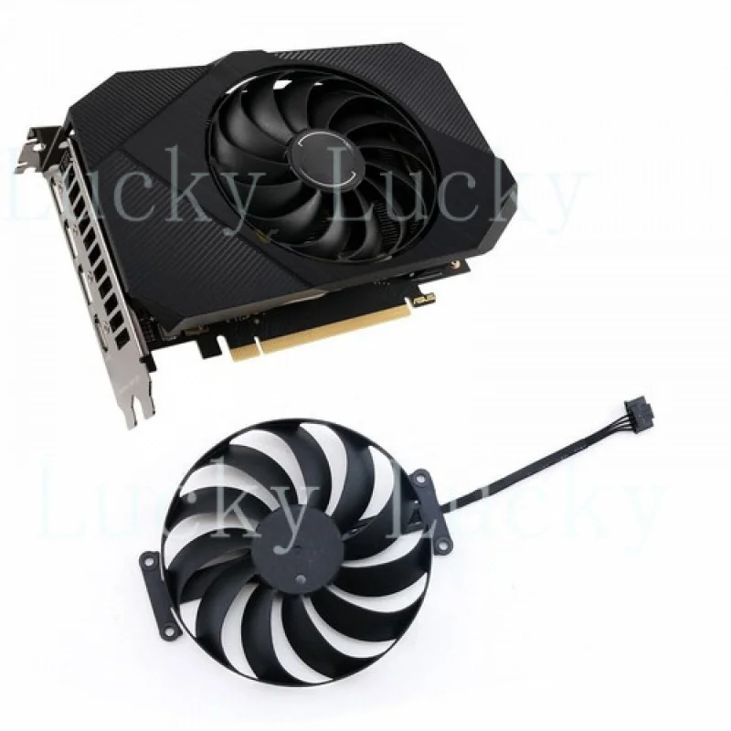 f  DC12V Cooling Fan for ASUS RTX3060 PHOENIX ITX Video Card Replacement