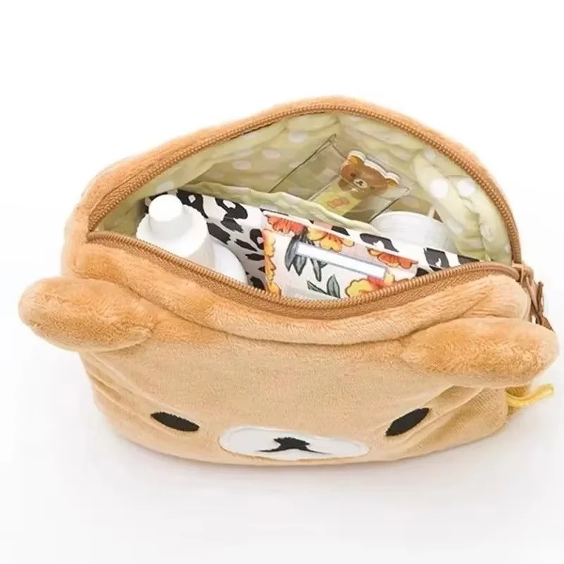 New Rilakkuma Korilakkuma Multi Case Cute Makeup Organizer Storage Bag Cartoon Bear Cosmetic Bags Vanity Beauty Case Custom Gift