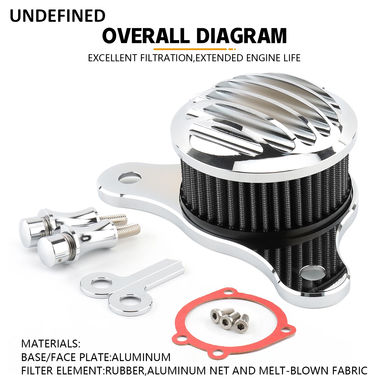 

Air Cleaner Intake Filter Kit For For Harley Softail Fat boy Breakout 1993-2015 Touring Ultra Limited Dyna Low rider Wide Glide