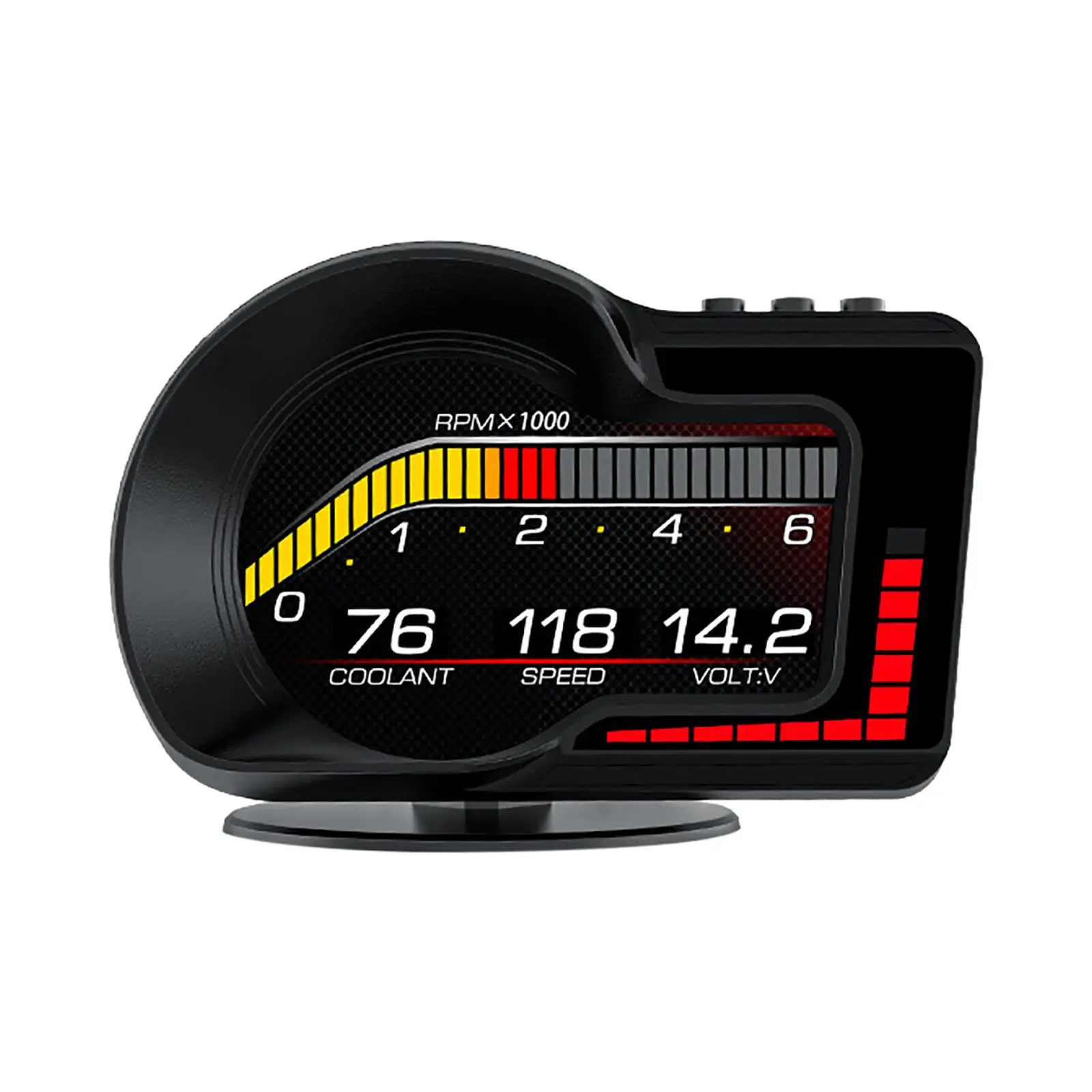 Car Head Degree Rotatable Stand Function HUD Display Multifunction