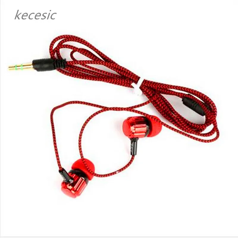 Pop Kecesic Portable In-Ear Wire Headset Earphone 3.5mm Music Earphones Without MIC For Mp4 Iphone Samsung Phone 6 Colors Availa