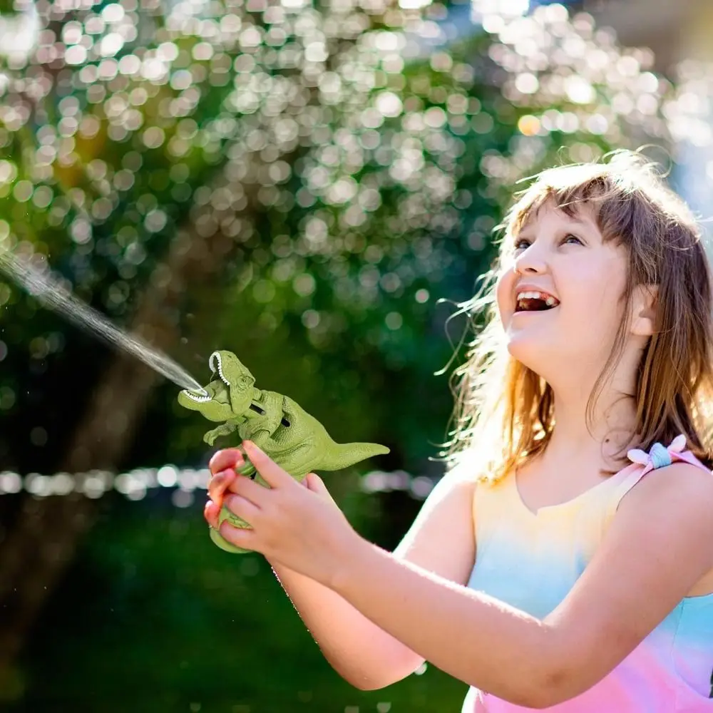 Dino Spray Dinosaur Shake Head Water Spary Toy Shooting Pressing Children's Water Toy Beach Swimming Pool Toys Simulation