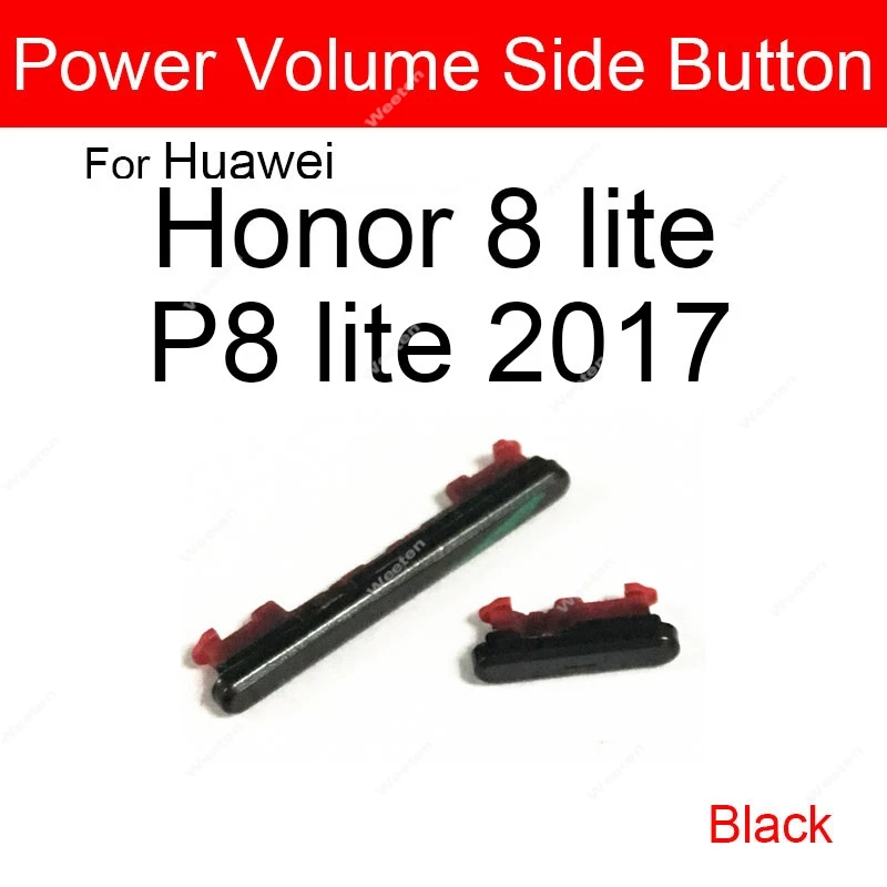 Power Volume Buttons Key For Huawei Honor 8 Pro 8 Lite For Honor 8X Up Down Audio Control Side Button Replacement Repair Parts