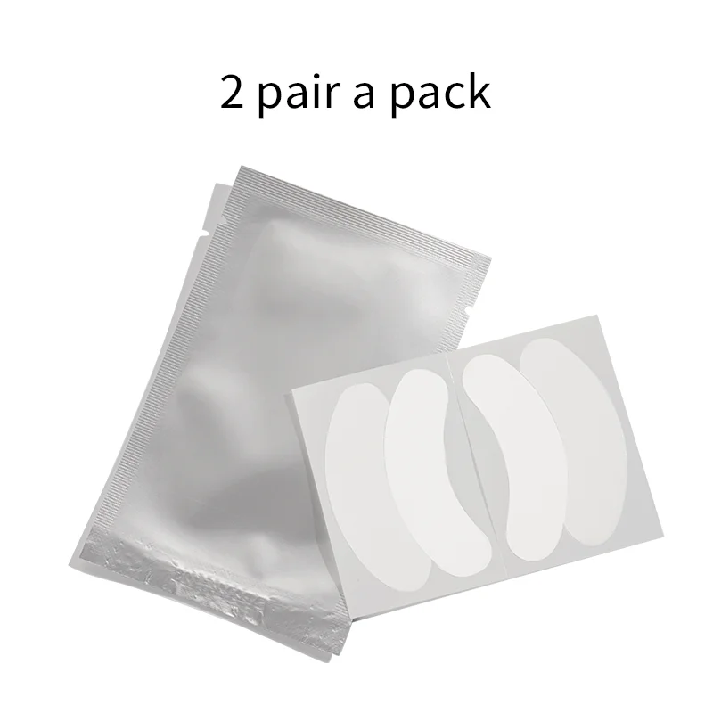 200 Pairs 100 Pack Eye Patches Thin Gel Eyelash Patch Silver Pack Lint Gel Under Eye Pads Collagen and Hyaluronic Eye Stickers