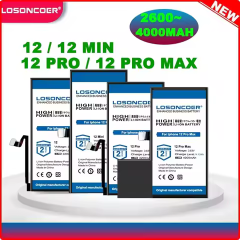 100% Brand New zero loop Battery 4000mAh For APPLE iPhone 12 Pro Battery Mini,12 Pro Max Battery