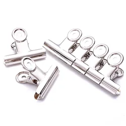 10pcs 38mm Metal Bulldog Grip Clips Food Bag File Ticket Binder Photo Money Organizer Kitchen Office Supply DH49