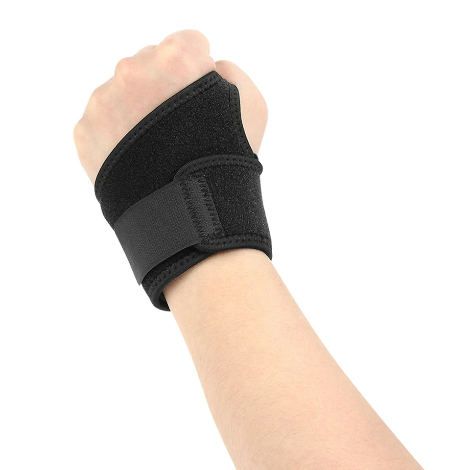 1Pcs Gym Wrist Band Sports Wristband Adjustable Wrist Brace Wrist Support Splint Fractures Carpal Tunnel Wristbands for Fitness