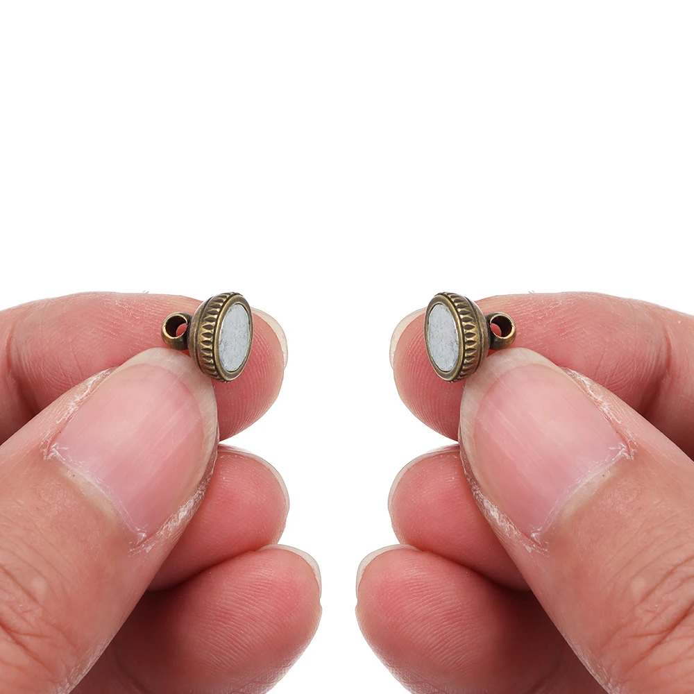 Magnetic Copper Clasps 5Sets Round Copper Clasps