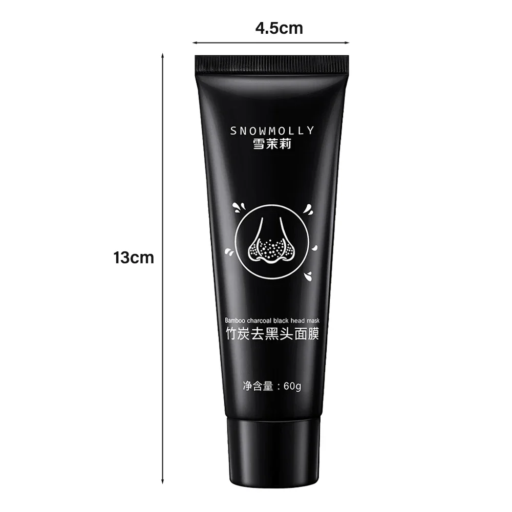 Bamboo Charcoal Clean Nose Mask Remove T-zone Blackhead Acne Shrink Pores Tearing Nose Mask Oil Control Gentle Clean Mask Makeup