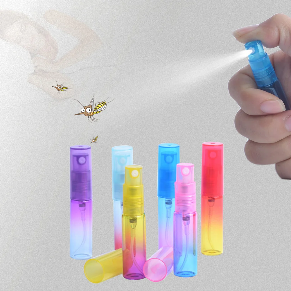 

12 Pcs Travel Bottles Mini Medical Spray Mouthwash Dispenser Perfume Storage Containers Holder