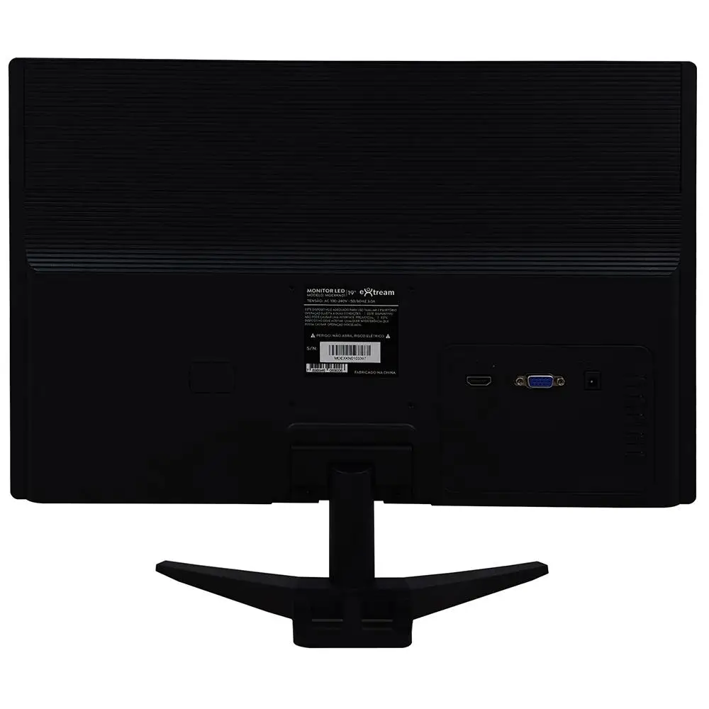 Extream Monitor 19 "LED HD 5Ms HDMI VGA VESA Angulo Adjustment