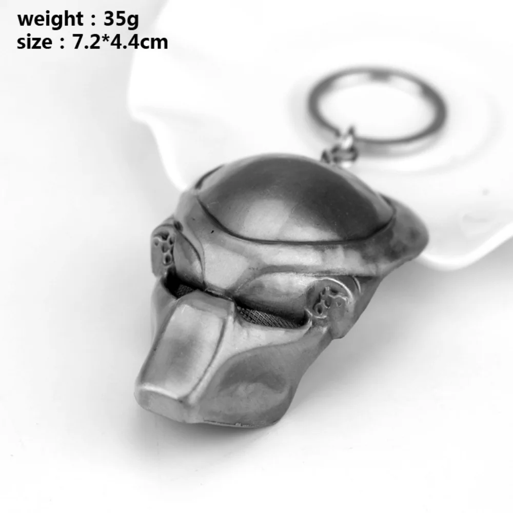 Movie Restore Scene Aliens Predator AVP Keychain Alien Queen Figure Cosplay Key Rings Accessories Gift