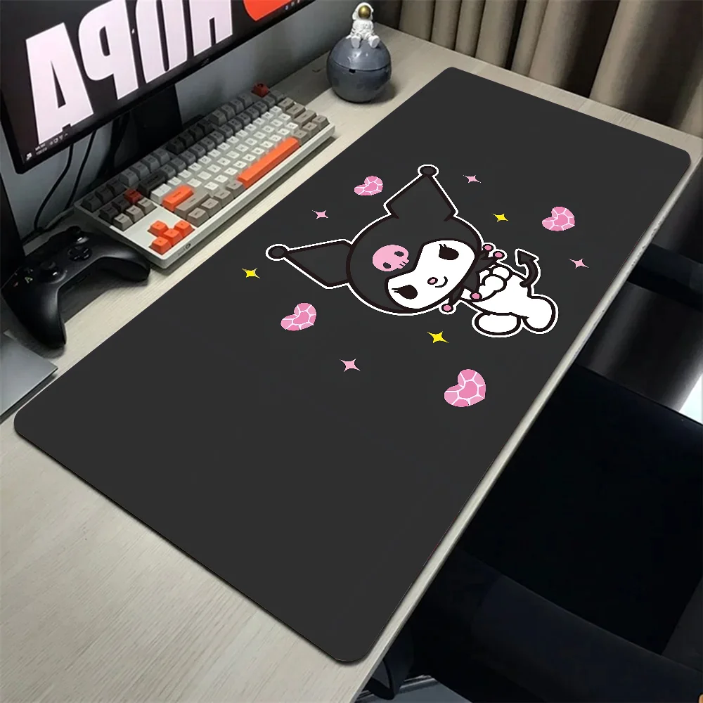 MINISO A-Kuromi Cute Mousepad Mouse Mat Desk Mat With Pad gaming accessories Prime Gaming XXL Keyboard Pad