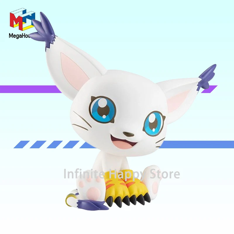 

В наличии Bandai Megahouse Look Up аниме Digimon Agumon Tailmon Оригинальная фигурка модель в коробке коллекционное украшение подарок орнамент