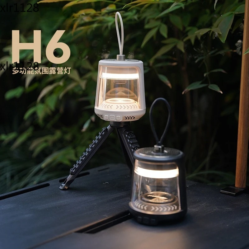 

H6 Camping Light Warm Ambient Lamp Long Endurance Rechargeable Portable Outdoor Tent Light
