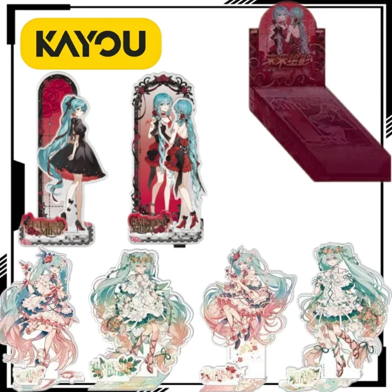Figura Coleccionable Oficial de Hatsune Miku de KAYOU, Figura Acrílica de Hatsune Miku, Mercancía de Anime, Regalo Navideño, Juguete de Moda