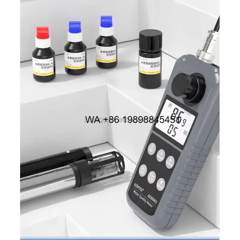 Wmwmnu Digital 6 in 1 Ammonia Nitrogen Meter for Do Nitrite PH Water Test Kit Special Instruments for Breeding AE86061