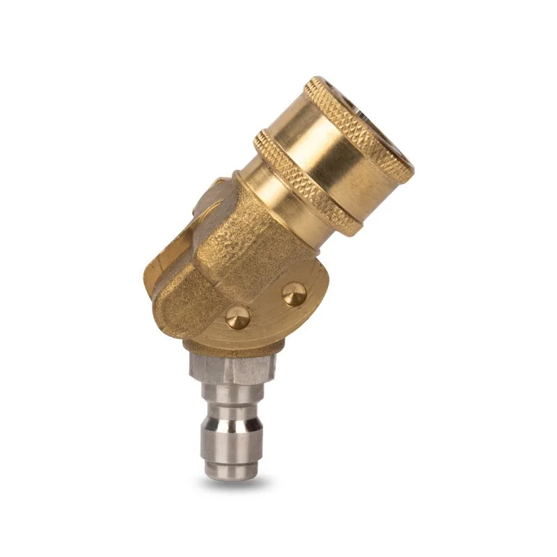 Cleaning car machine universal 180 degree elbow adjustment accessories, joint quick plug conversion dead angle cleaning joint