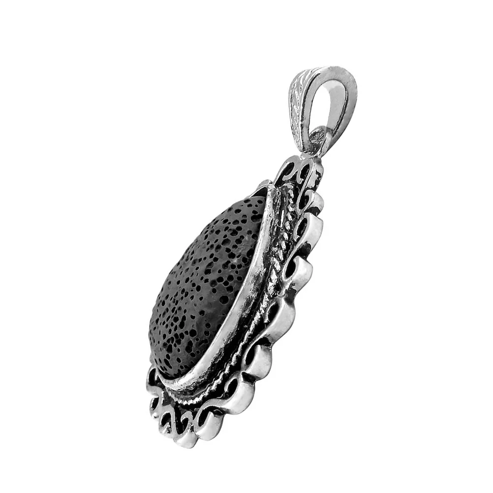 

Jewelry Drop Pendant Making Supplies Crystal Volcanic Stone Charm Rock Charms for