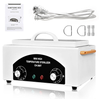YIKOOLIN High Temperature Sterilizer 300W Nail Tool Sterilizer Dry  Esterilizador De Manicura 1.5L Salon Equipment