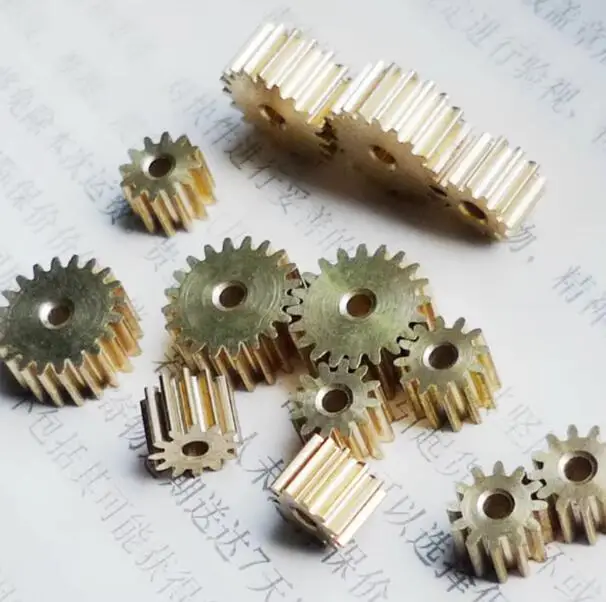 1pc 0.5mod flat gear copper gear 0.5 die 20 21 22 23 24 25 26 27 28 29 30 31 32 33 34 5 teeth metal small modulus precision gear