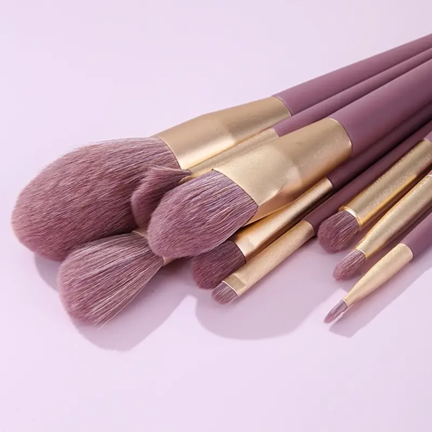 파운데이션, 파우더, 컨실러, 아이섀도우, 블러셔용 프리미엄 합성 메이크업 브러쉬 세트 9개 - 완벽한 화장품 메이크업 브러쉬