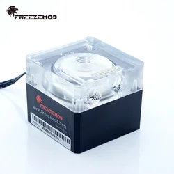 FREEZEMOD PU-FS4M-J 컴퓨터 냉각 PC 물 쿨러 음소거 펌프 PWM 지능형 흐름 800L/H 12V/5V RGB 라이트 Aure. PU-FS4M-J