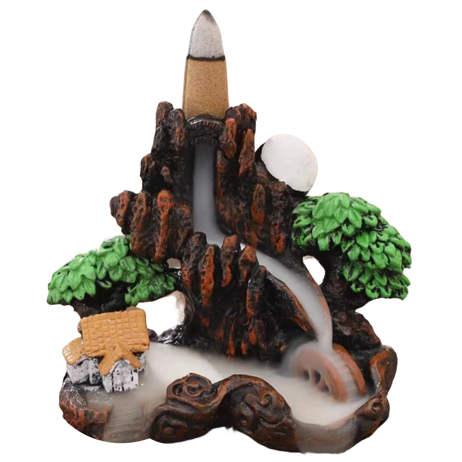 بخور ارتجاعي من السيراميك على الطراز الصيني، بخور ارتجاعي لتهدئة العواطف، تخفيف القلق #4