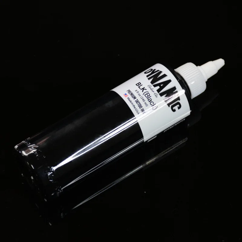 8oz (240ml) Professional Tattoo Ink Original Authentic Triple Black Heavy White Body Art Makeup Tattoo Microblading Pigment