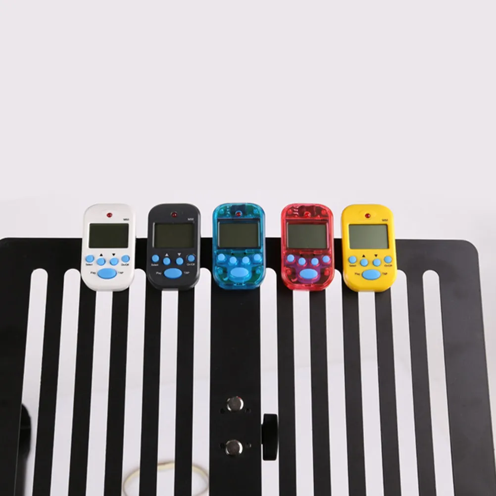 Digital Beat Tempo Mini Metronome Clip-on LCD Screen for Piano Violin Guitar Bass Trap Drum Tap Function Portable Lightweight
