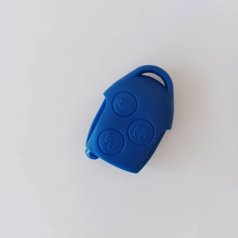 

Корпус автомобильного ключа, 3-кнопочный, синий, дистанционный чехол для Ford Transit Connect Mk7 2006-2014, 3-кнопочный корпус ключа