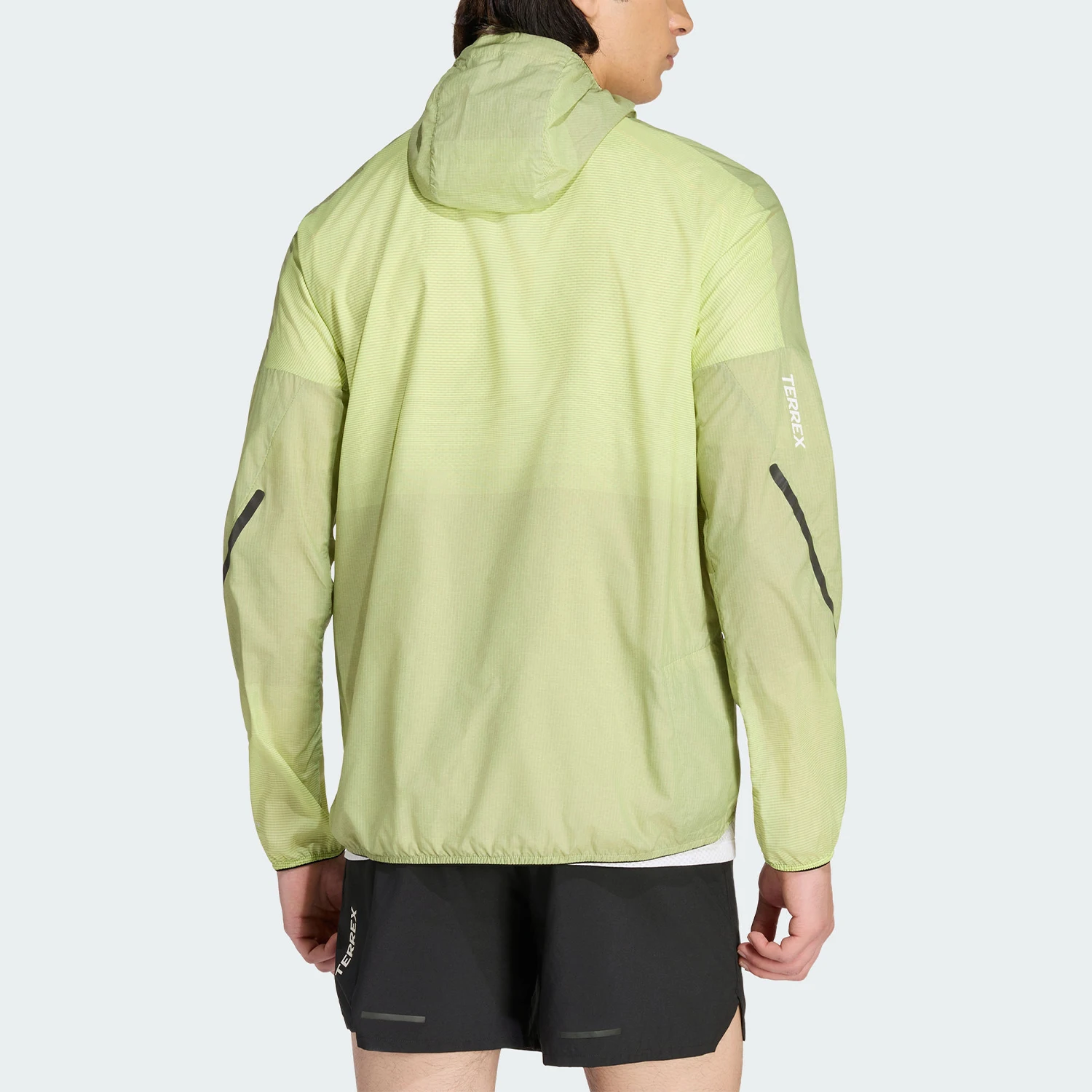 Adidas genuine spring and autumn men's woven running sports hooded jacket KH4571