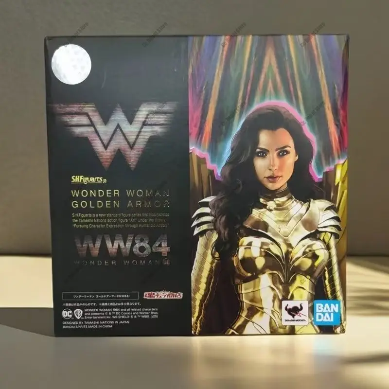 

Распродажа [Оригинал Bandai] Хит продаж SHF Wonder Woman Eagle Armor версия 1984 WW84, подвижная фигурка, коллекционная, подарочная.