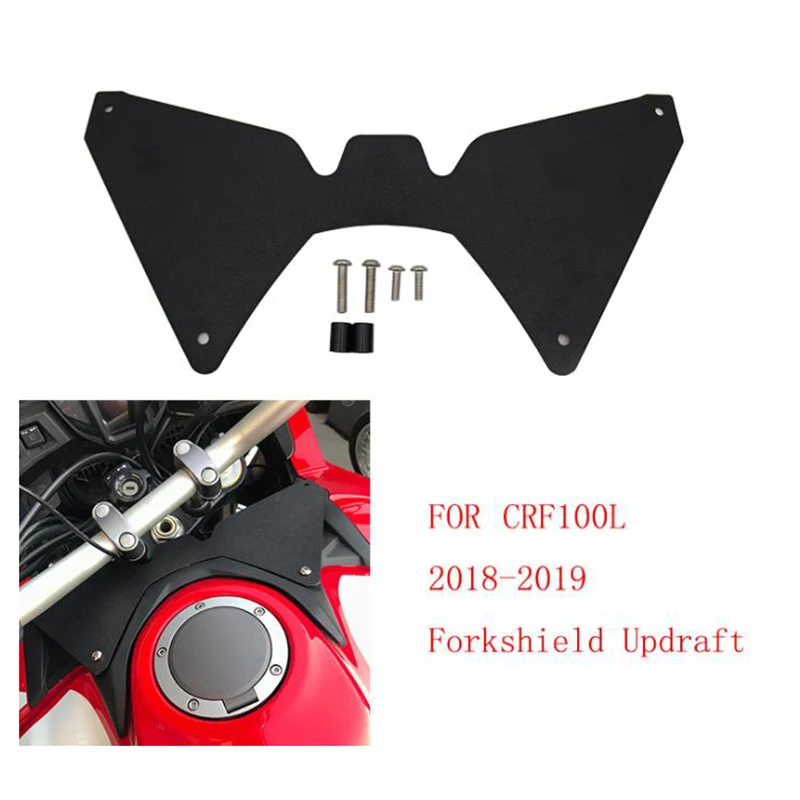 Motorcycle Fuel Tank Deflector ABS Forkshield Updraft Deflector for Honda CRF1000L Africa Twin