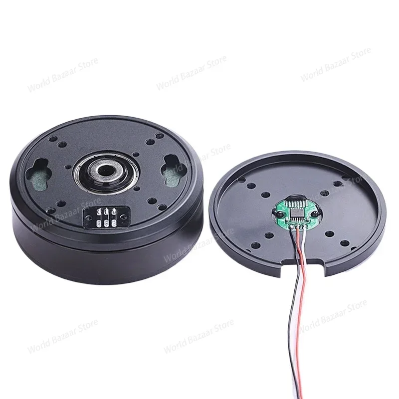 

Высококачественный бесщеточный двигатель HT6010, с магнитным энкодером AS5600/AS5047P, плоский низкоскоростной серводвигатель с высоким крутящим моментом