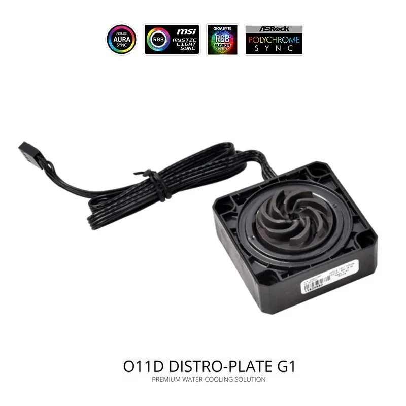 LianLI O11D Verdeelbord, EK-DP zijde PC-O11D G1 D-RGB, bevat DDC 3.1 PWM pomp, geschikt voor Lianli O11D/O11XL/O11EVO