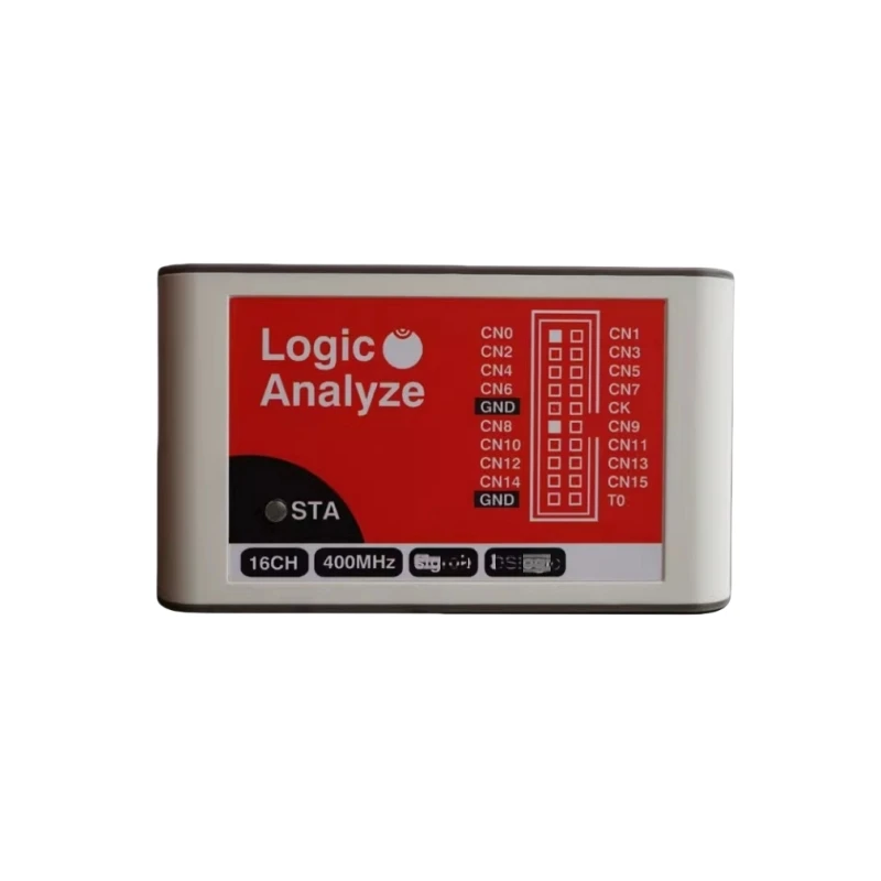 Imagem -03 - Analisador Lógico 16 Canais Taxa de Amostragem Máxima 400mhz Novo