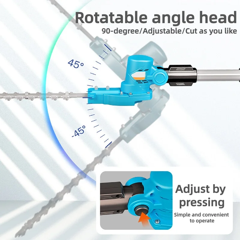 Electric Hedgerows Machine Lithium Electric Portable Garden Shrub Retractable Trimmer Multi-function Garden Tree Pruning Machine