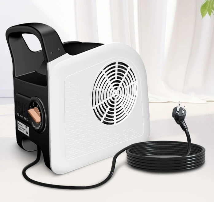 20251/12hp Industrial Axial Air Mover High Velocity 3-Speed Floor Dryer Electric Blower for Snow Removal Applications